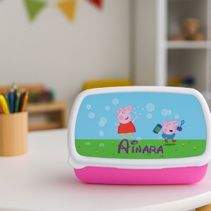 Tupper / fiambrera de plástico personalizable