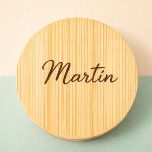 Abridor magnético de bambú · Línea Nature