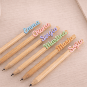 Lápices personalizados con nombre